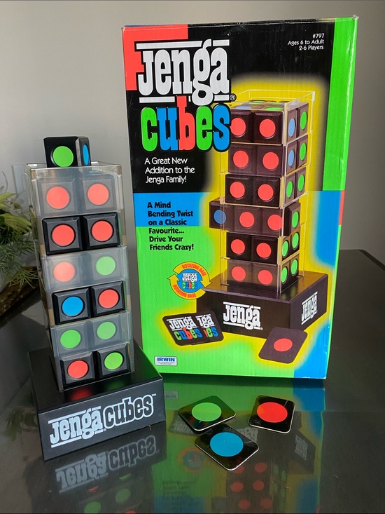 Irwin Other - 1998 JENGA Cubes Game family night camping